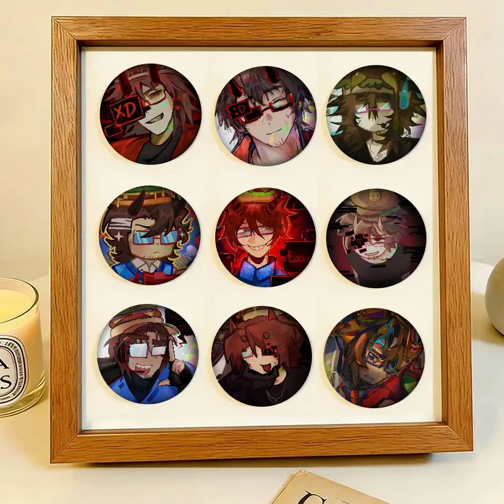 Game 007n7 Customizable Pins  Anime Button Pin Handmade Brooch For Clothes Cartoon Badge Backpack Decoration Jewelry Accessories