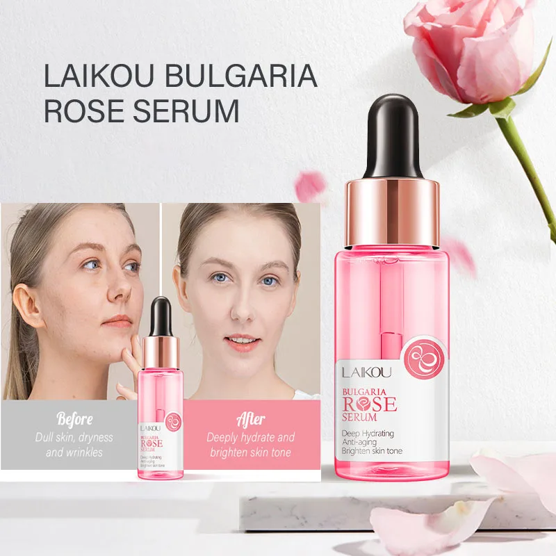 

17 мл LAIKOU Japan Sakura Serum Nourish Essense для увлажнения кожи ​ Освежающая сыворотка для ухода за кожей лица, контроль жирности, осветление