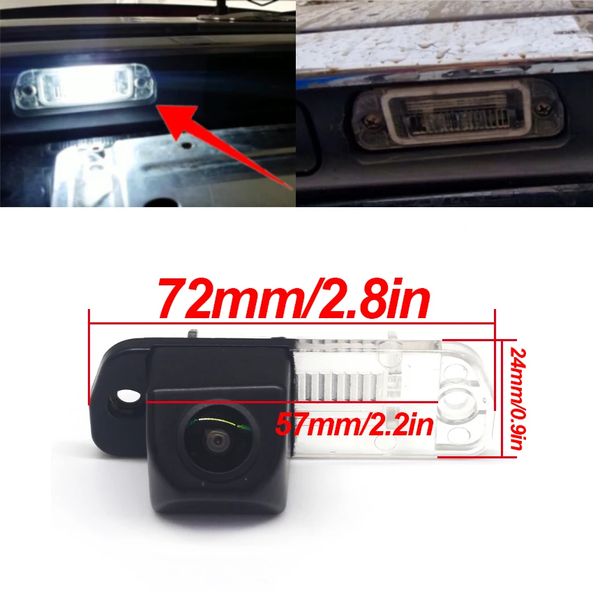 Fish Eyes Night Vision Waterproof Car Reversing Back Up Camera CCD HD For Mercedes Benz GL350 GL450 GL500 GL550 2013 2014 2015