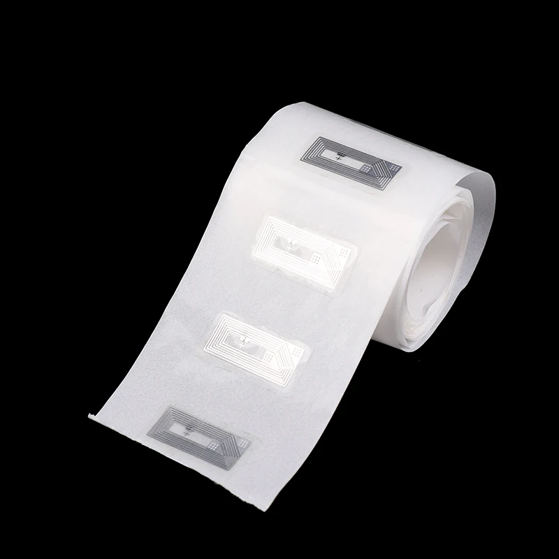 50Pcs/bag NFC Chip Ntag213 Sticker Wet Inlay 11x21MM 13.56MHz Label Tag 213 Anti-counterfeiting Label Electronic Label