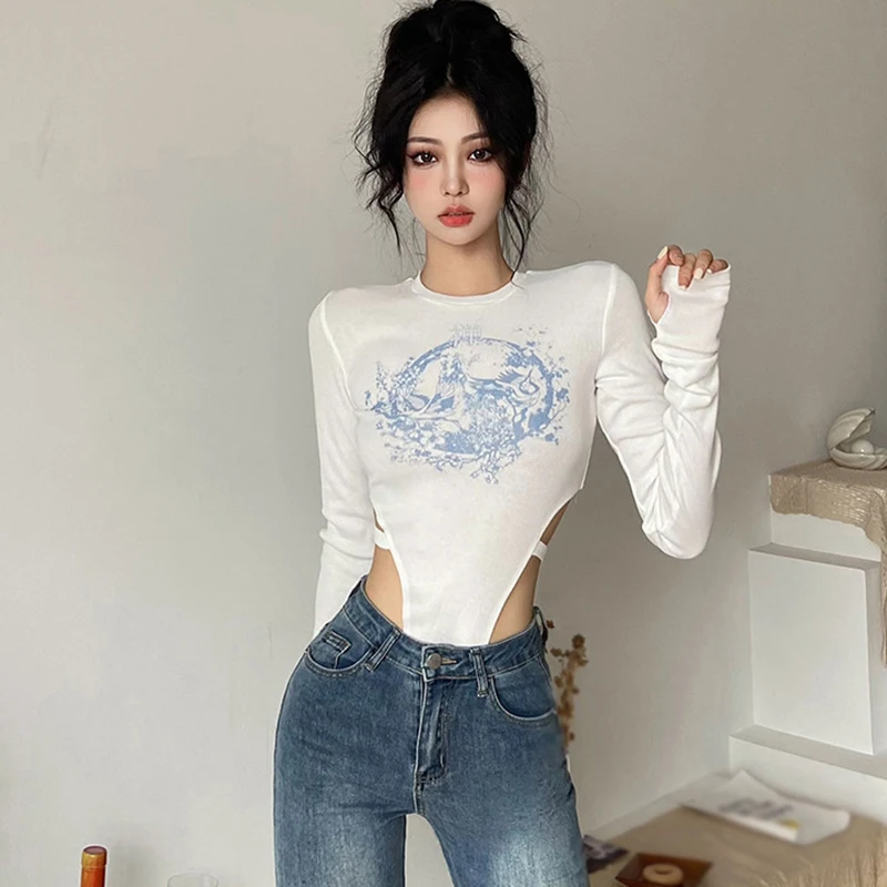 Long Sleeve Bodysuit Autumn Winter Romper Women's One-piece Clothes Long Sleeves Versatile Slim