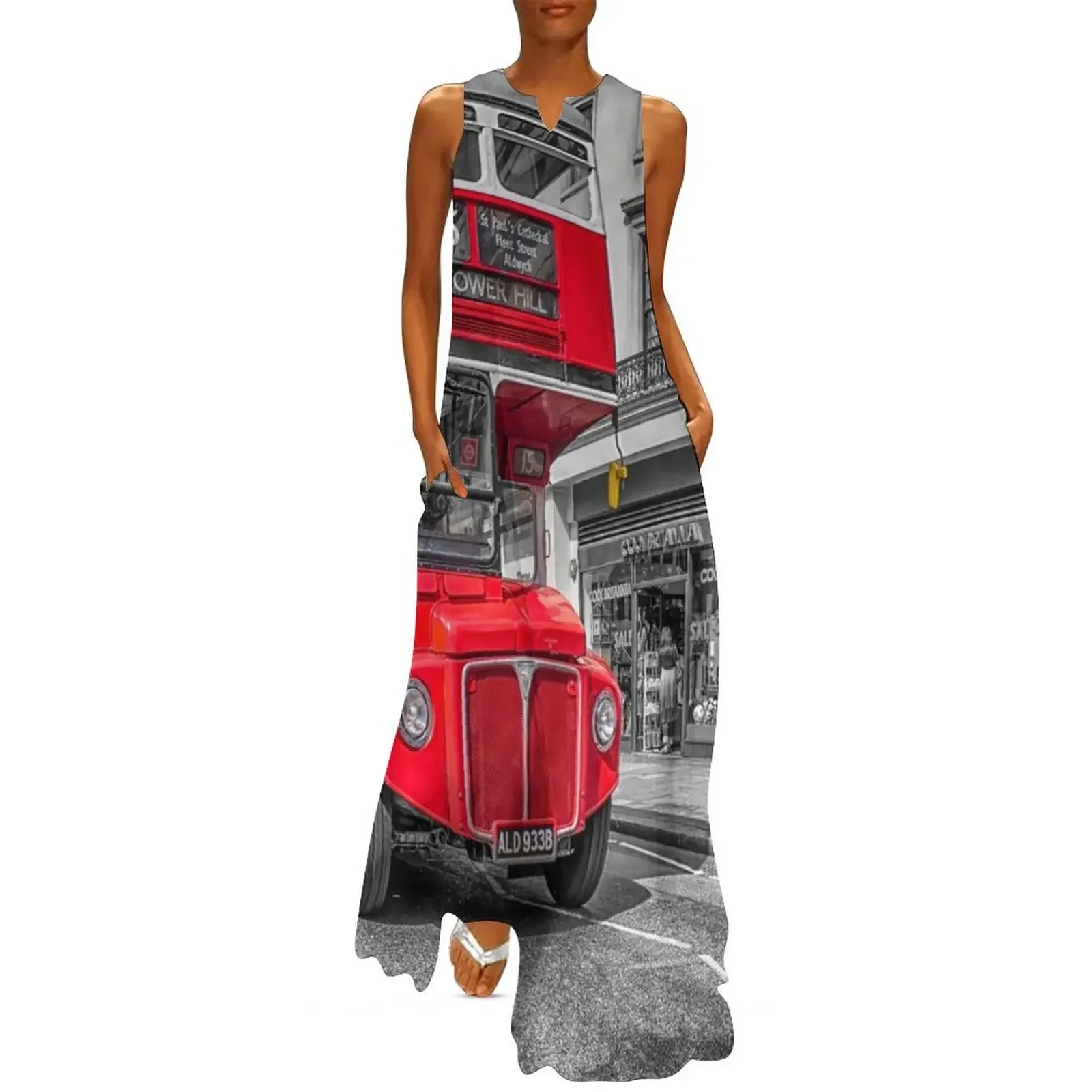 

Route master noumber 15 London Long Dress elegant women's sets women evening dress loose women's dress women