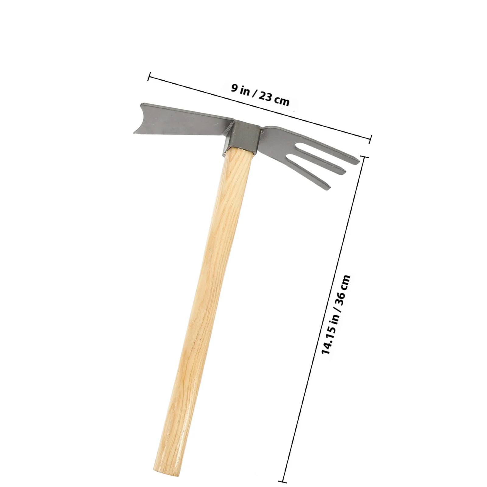 2 قطعة المنغنيز الصلب قوي حديقة مجرفة متعددة الوظائف زراعة حفر تخفيف التربة بونساي زرع أداة #3