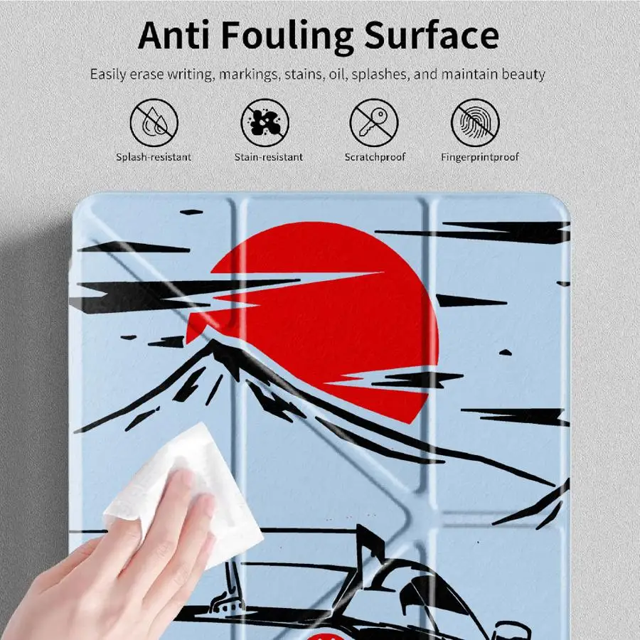 Y-Fold Holder Cover Tablet Case For iPad Mini 6 7 Pro 11th 10th 9th 8th 7th 12.9inch Air 4 5 M3 M2 1 2 M4 11inch Pro 2025 Luxury