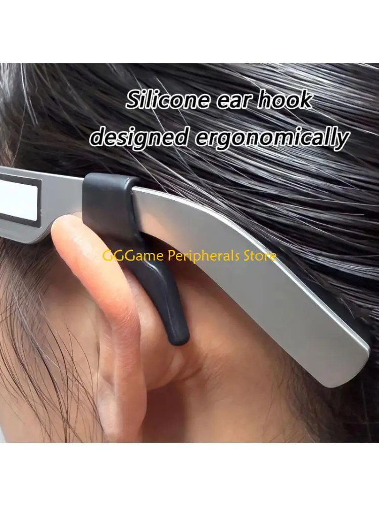 U55B Ergonomic Eyeglass Ear Grips Ear Supports for Glasses AntiSlip Feature Prevents Slipping During Sports Work Scenario