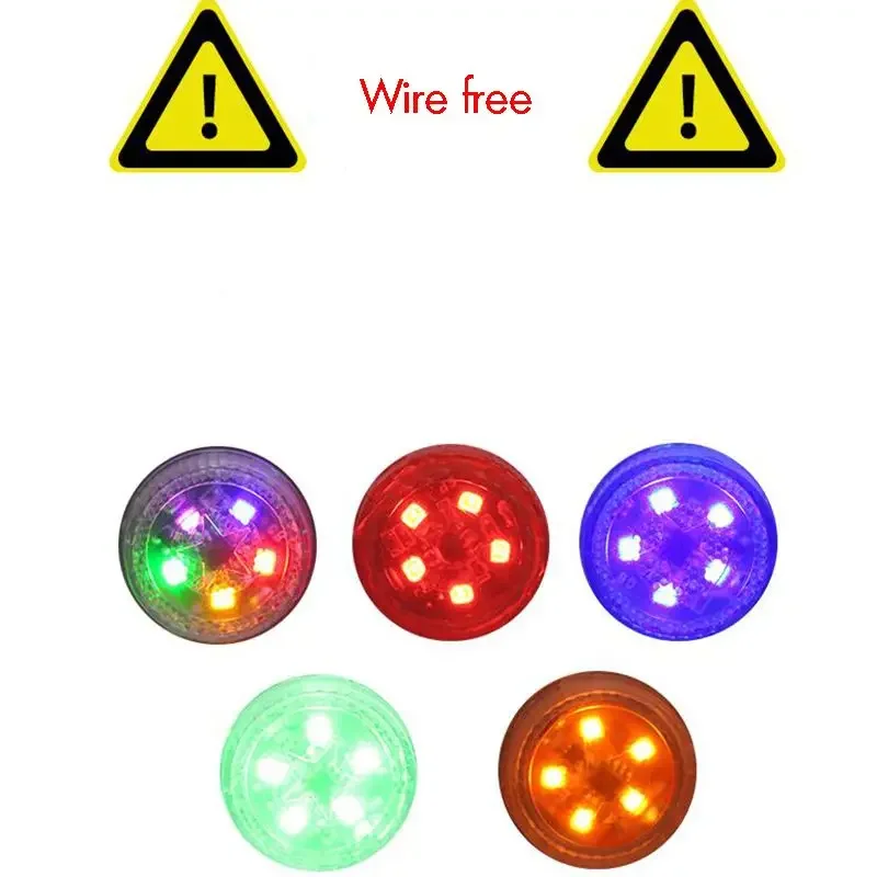 1 paar Auto Tür Warnleuchten 5 LED, Blinklicht, Gebaut-in Magnetischen Sensor, anti-kollision Wasserdicht Warnung Strobe Lichter