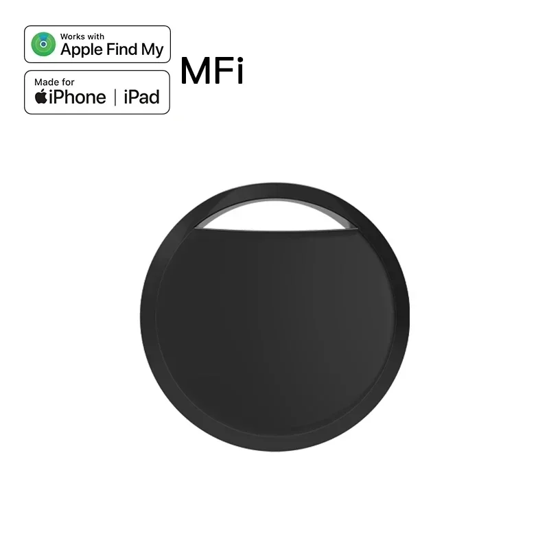 Dispositif anti-perte Bluetooth avec étiquette d'air intelligente GPS, utilisé pour le portefeuille à bagages à clé, adapté au traqueur intelligent Apple, trouvez-moi (iOS uniquement)