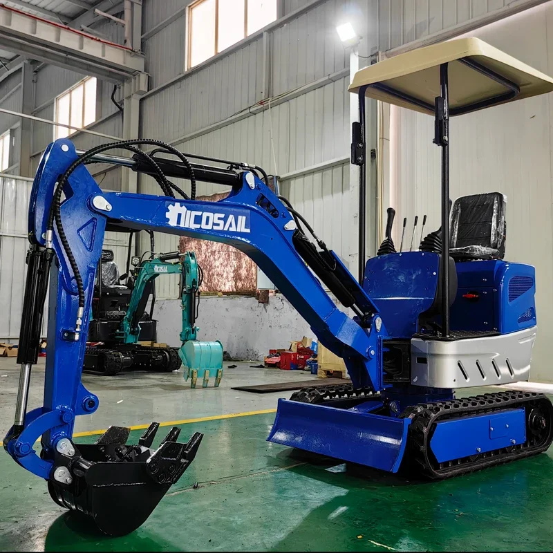 Customized  1.2 Ton Mini Crawler Excavator Auger Small Digger Replacement  for Sale 1.2 Ton Bagger CE EPA China Manufacturer