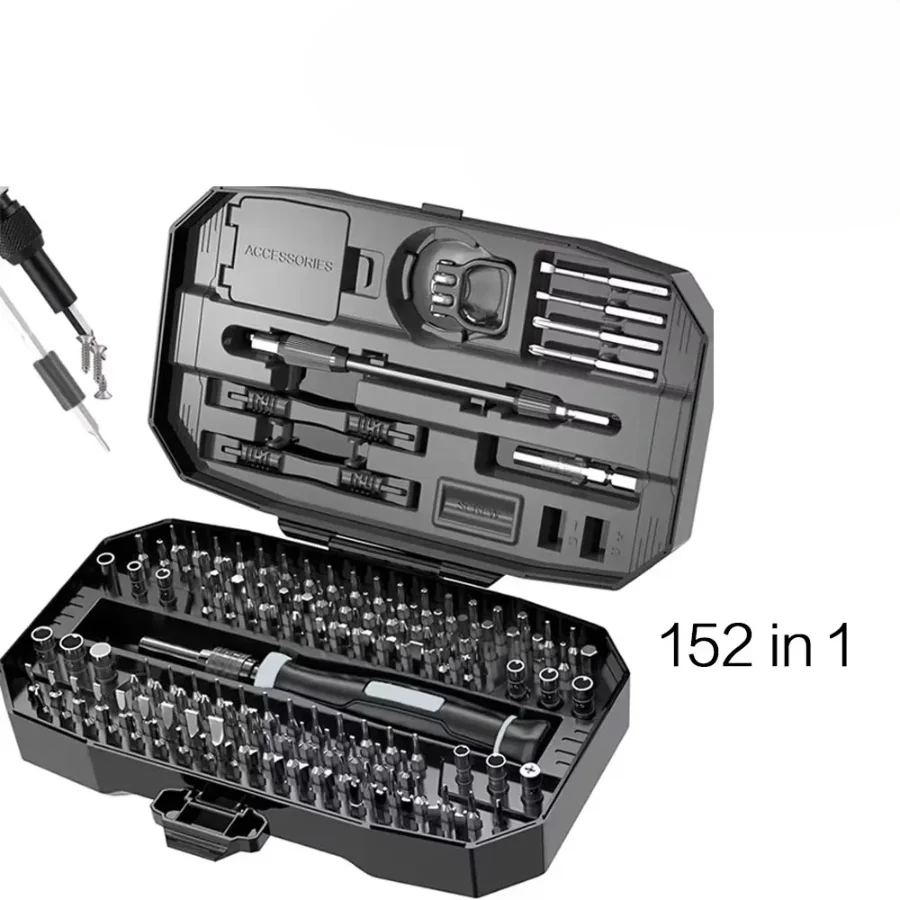 

Набор прецизионных отверток, инструмент для ремонта ноутбуков, профессиональный набор для ремонта компьютеров 152/25 в 1, отвертки T5 T6 Torx