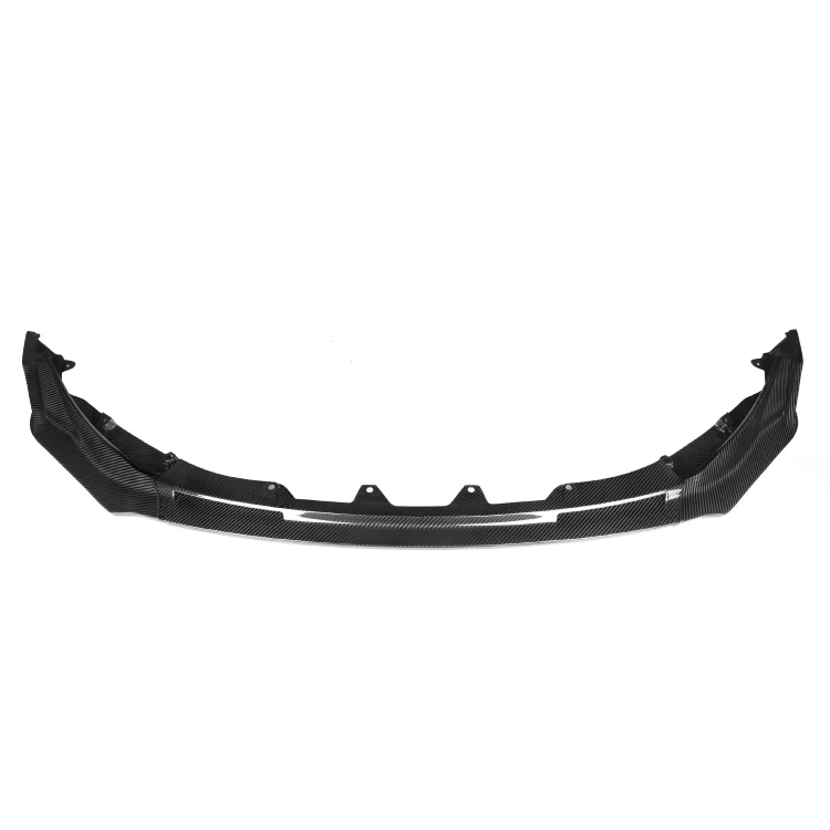 Good Quality V Style Dry Carbon Fiber Car Front Bumper Lip for ， M series G80 M3 G82 M4