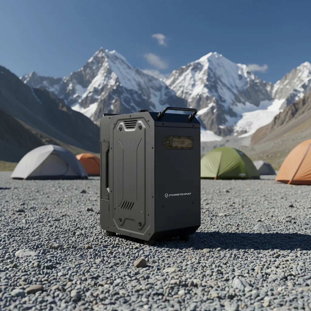 Powerhino SP-TG1600W Portable Steel Outdoor Camping Vehicle Heater RV Use Waterproof Battery/USB/Solar Powered 2-Year Warranty