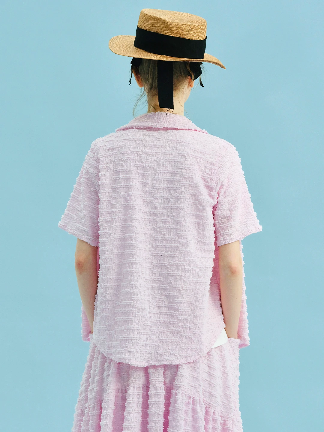 Summer new item imakokoni 2025, niche original sweet bow shirt, women's top 255019