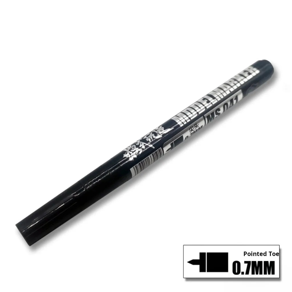 

MS041 0.7mm 2mm Model Electroplating Mirror Marker Pen for Gundam Mecha Doll Ship Tank Car Plane Model Painting Tools Hobby DIY