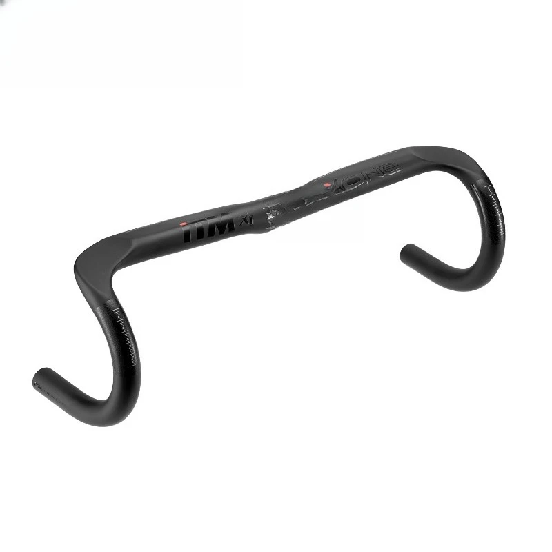 Windbreaking split bend handlebar full carbon fiber road handlebar lightweight inner wiring bicycle melon handlebar