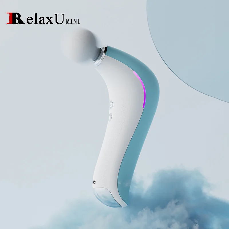 

Little Dolphin Massage Gun Mini Portable Fitness Whole Body Muscle Relaxation Hot Compress Vibration Six-Gear Massager