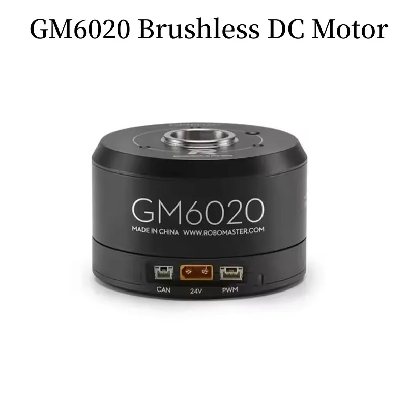 

Original RoboMaster GM6020 Brushless DC Motor dopts a hollow shaft design that offers high torque density control precision