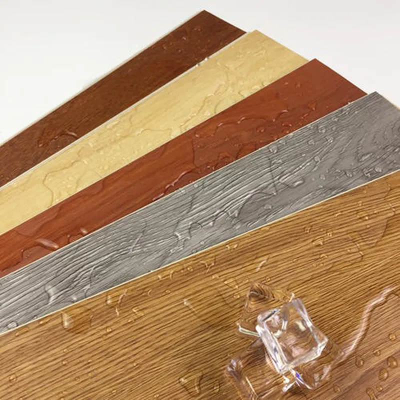 يصعب ارتداء انقر فوق عينة بلاستيكية قشرة الخشب الحقيقي متعرجة شيفرون حجر في الهواء الطلق بولي كلوريد الفينيل الفينيل Spc الأرضيات