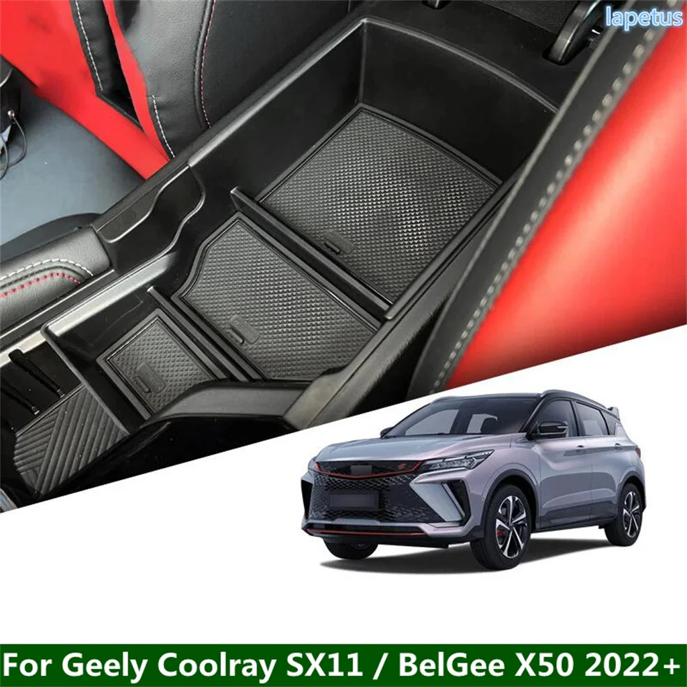 

Car Center Console Organizer Storage Armrest Storage Box Accessories Cover Fit For Geely Coolray SX11 / BelGee X50 2022 2023