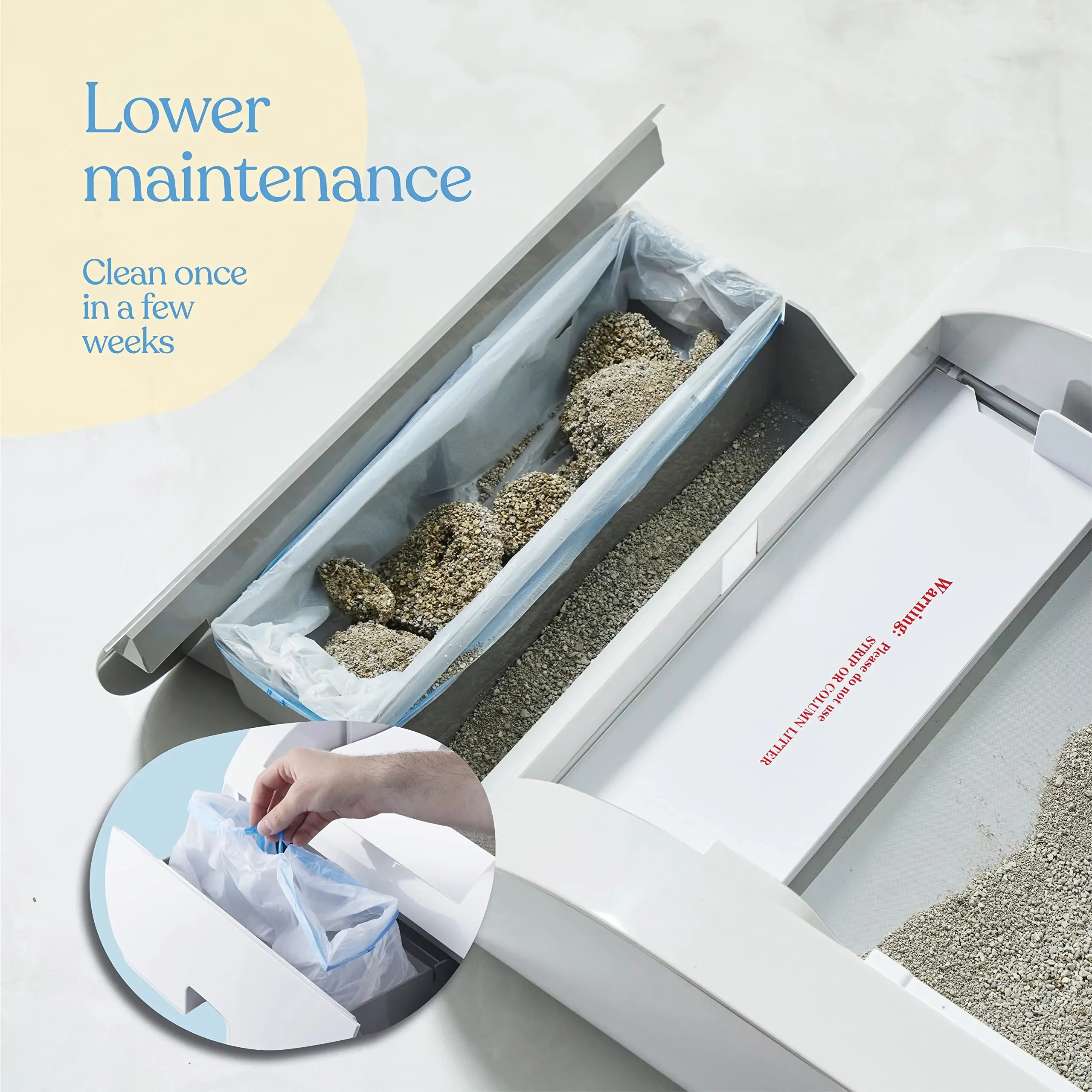 MA2-92-Pro Automatic Self-Cleaning  Stick Remote Control Remote Cat Liter Toilet with Tent