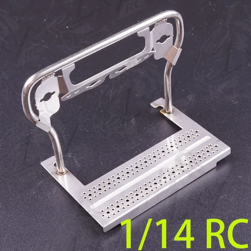 LXYRC 1pcs Metal Simulation Installation of Wave Box Pedal Air Pipe Bracket for Tamiya RC Truck for SCANIA 770S R620 VOLVO BENZ