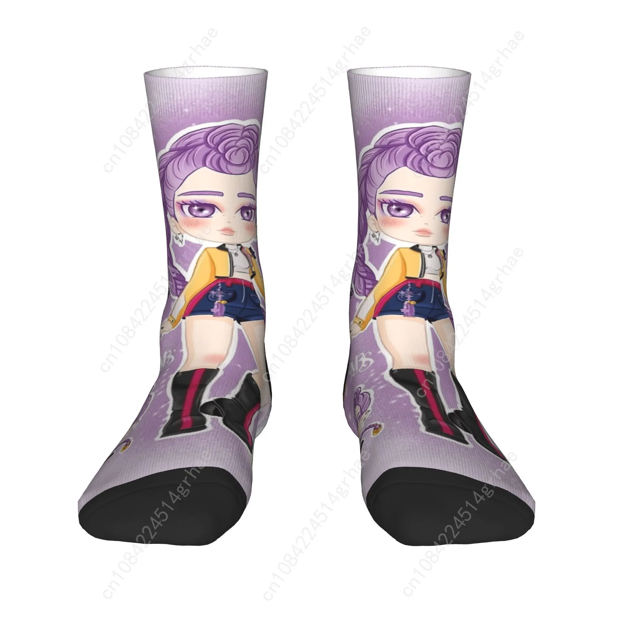 طفل Saja KPop شيطان الصيادين تشيبي الفن جوارب مخصصة الترفيه الجوارب الخريف عدم الانزلاق الجوارب الرجال الرياضة في الهواء الطلق جوارب ناعمة متوسطة