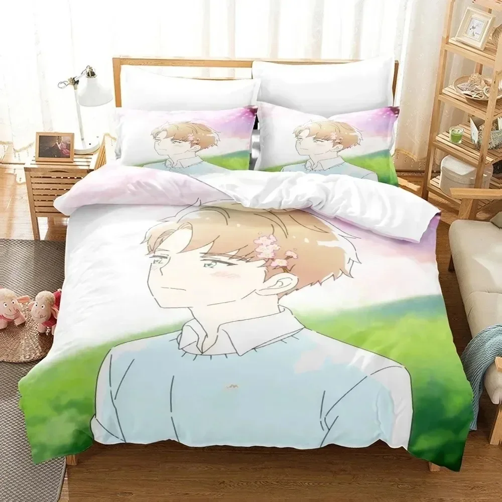 3D Anime A Day Before Us Bedding Set For Bedroom Soft Modern Bedspreads Comefortable Kids Duvet Cover Quilt Cover And Pillowcase