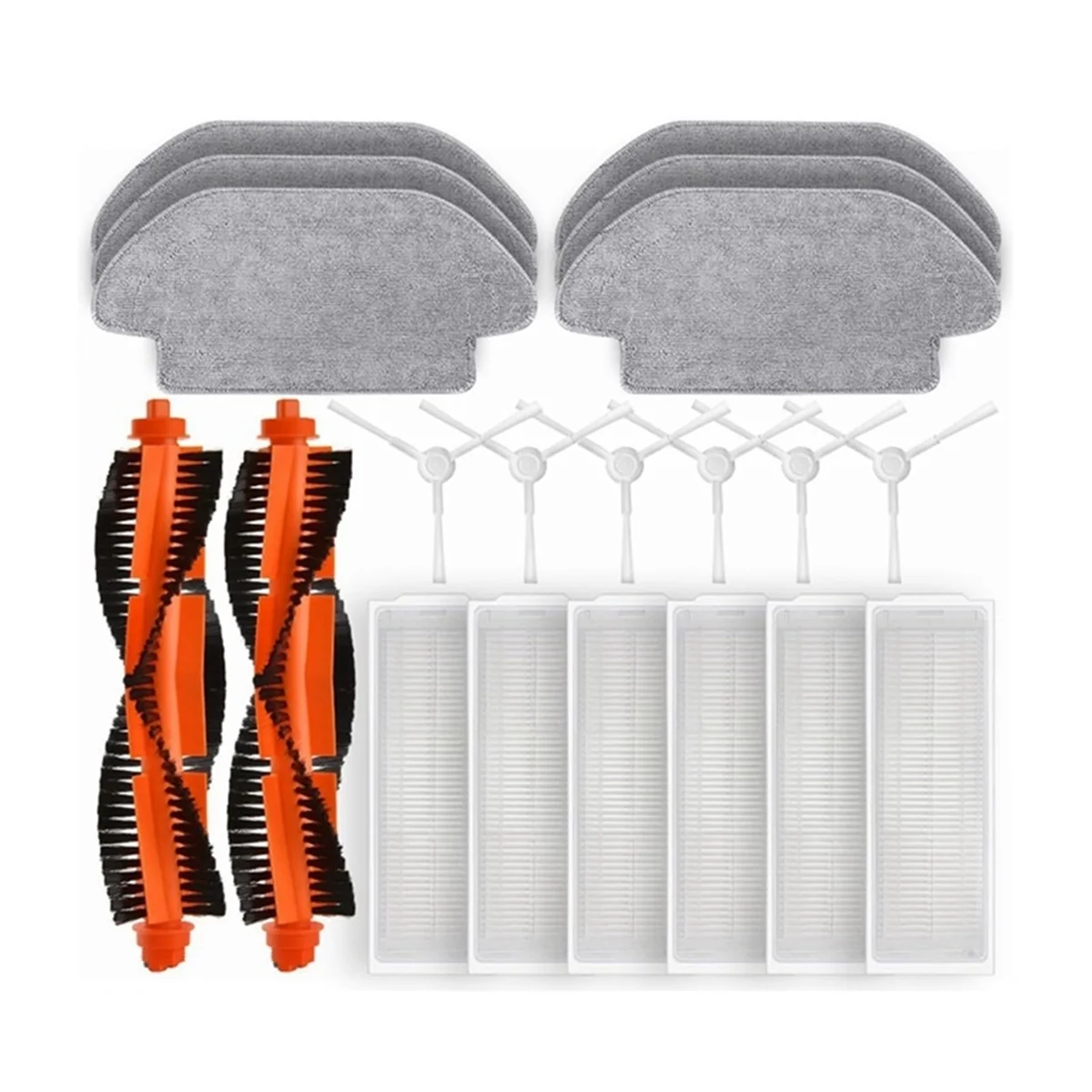 

Y32A Main Side Brush Hepa Filter Mop Cloth Parts Accessories,Compatible for Robot Vacuum S10 S12 B106GL