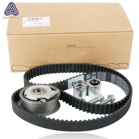 2.0T 톱니 벨트 텐셔너 엔진 타이밍 벨트 부품 키트, 아우디 A3 A4 A6, 폭스바겐 제타 골프 GTI MK5 파사트 Eos 06F198119B