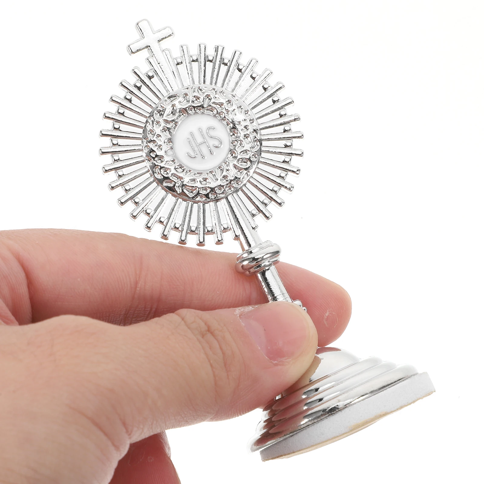 Elegant Metal Crucifix Cross Catholic Jesus Statue Ornament Religious Art Church Altar Prayer Decoration Desktop Jesus Cross