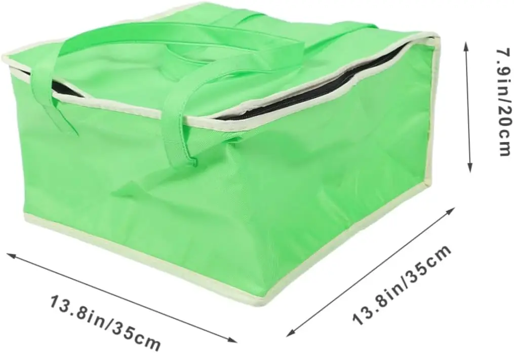 Thermal Insulation Bag Large 28l Cold Food Carrier for Shopping Picnic Travel Reusable Grocery Bag Smooth Zipper