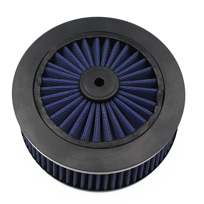 0206-0091 Motorcycle Air Cleaner Intake Filter For Design Venturi Motorcycle Parts Blue