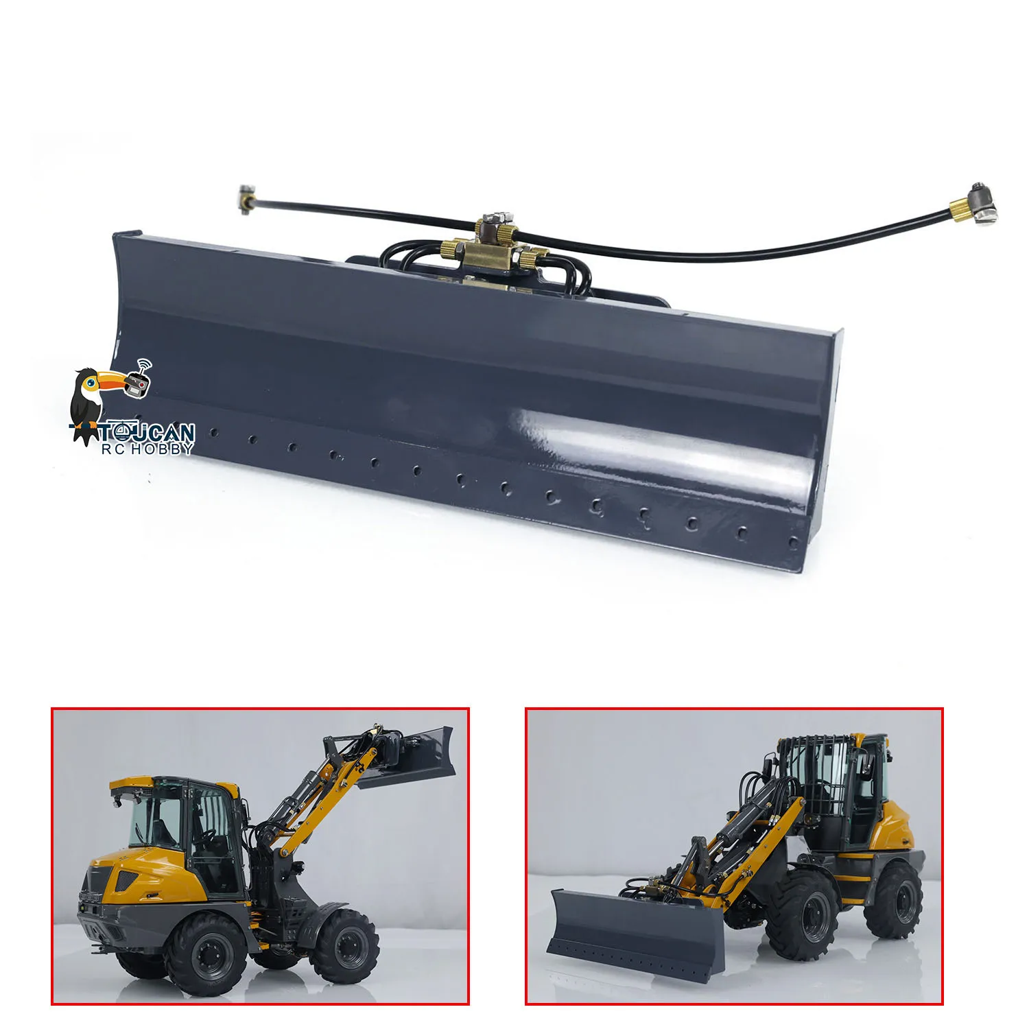 LESU Metal Bucket Fork Gripper do hydraulicznego ładowarki RC w skali 1/14 Model AOUE MCL8 AT1050 Części zamienne do samochodów sterowanych radiowo