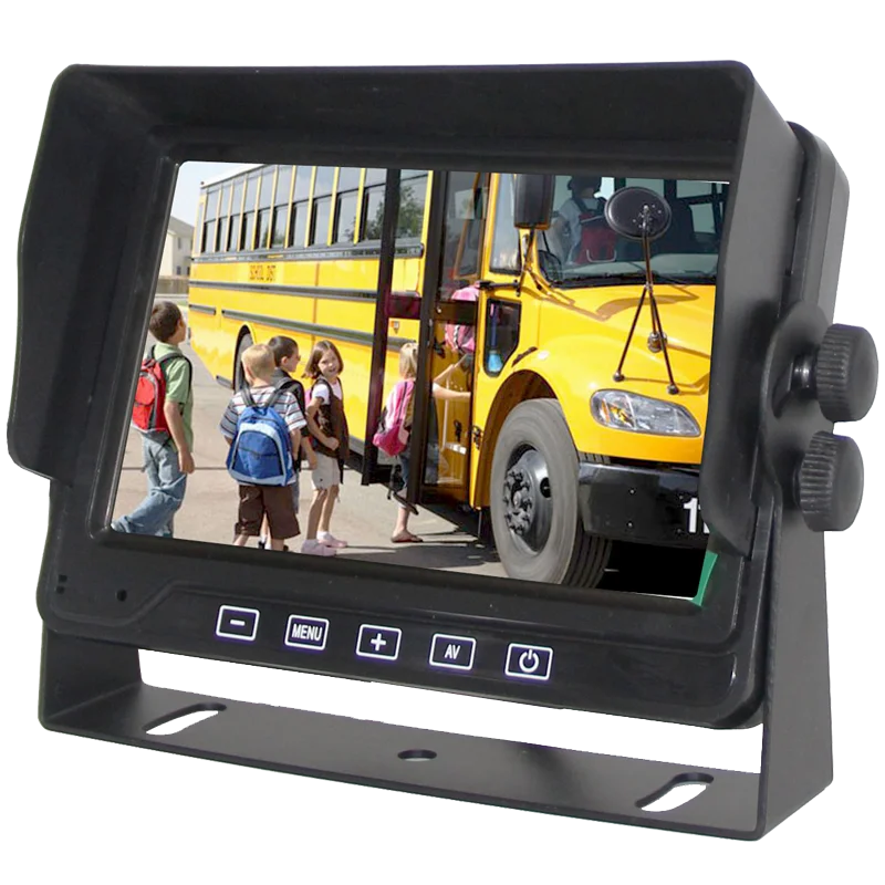 7 Inch/9 Inch/10.1 Inch Quad Car With 4 Channel Video Recording