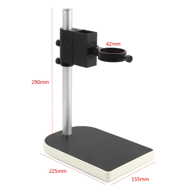Aluminum Alloy Adjustable Focusing Bracket Focusing Holder Table Stand 42mm 50mm For Digital HDMI USB Video Microscope Camera