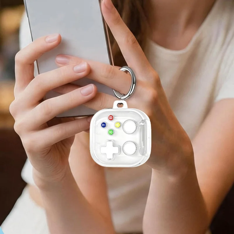 2026 New For Galaxy Buds 4 Buds 4 Pro Earphone Case Anti Drop Protective Box Security Lock Transparent Cover For Buzz4 Pro Stand