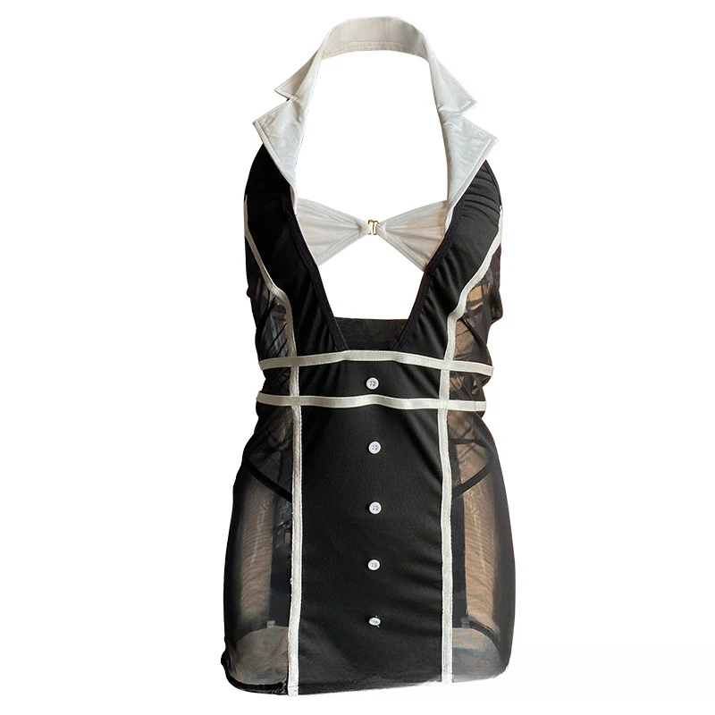 여성 란제리 이국적인 세트 홈 잠자는 잠옷 복장 스타킹 강사 경찰 경찰관 코스프레 역할 놀이 유니폼