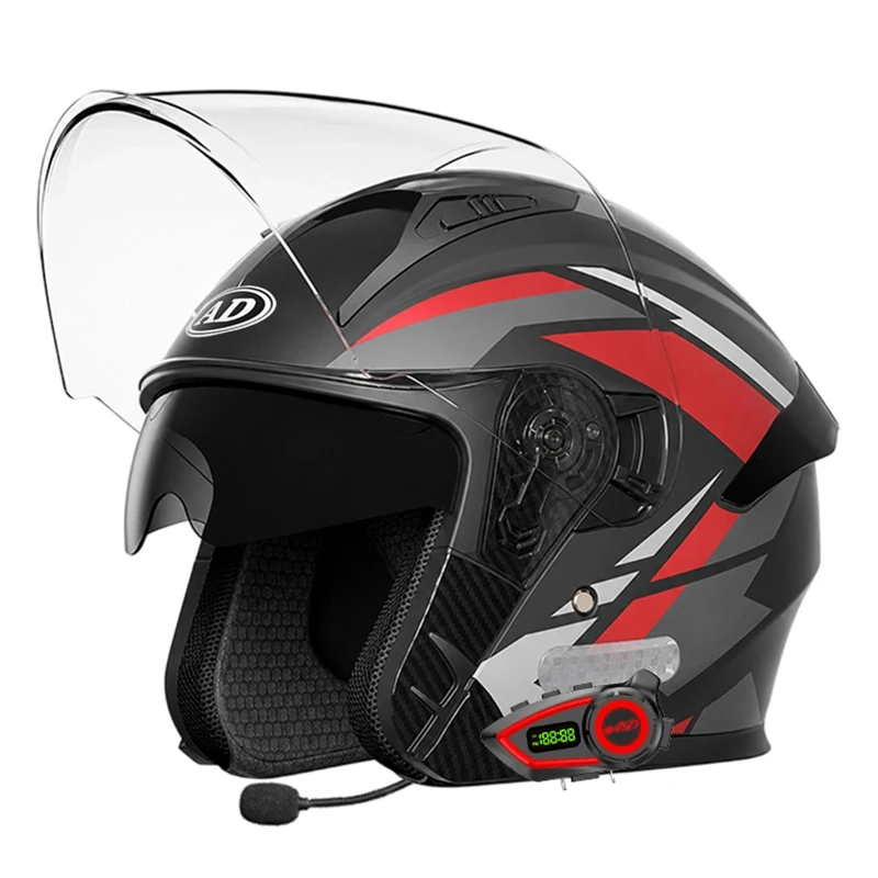 dot motorcycle helmets with bluetooth GDM Helmet 4 Shields Medium / Matte Black The anti Motorcycle Helmet With Bluetooth DOT