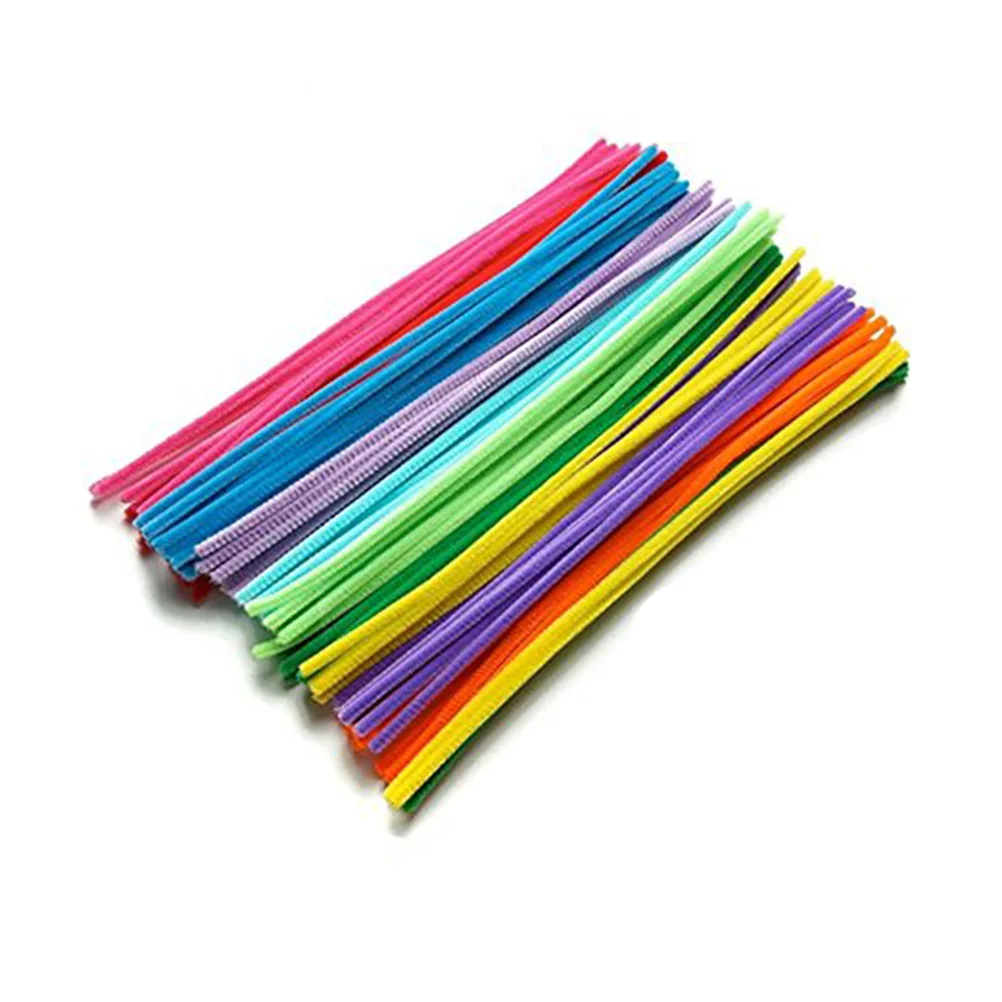 300Pcs Shilly Stick Art DIY Materials Ideal for Children's Educational Crafts Imagination Manual Ability Mixed Color