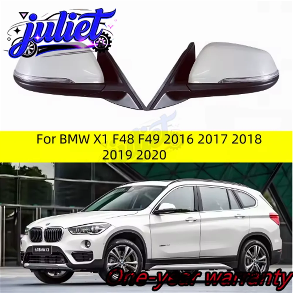 

For BMW X1 F48 F49 2016 2017 2018 2019 2020 Auto Left or Right Heated 5 pin Rear Mirror Assembly