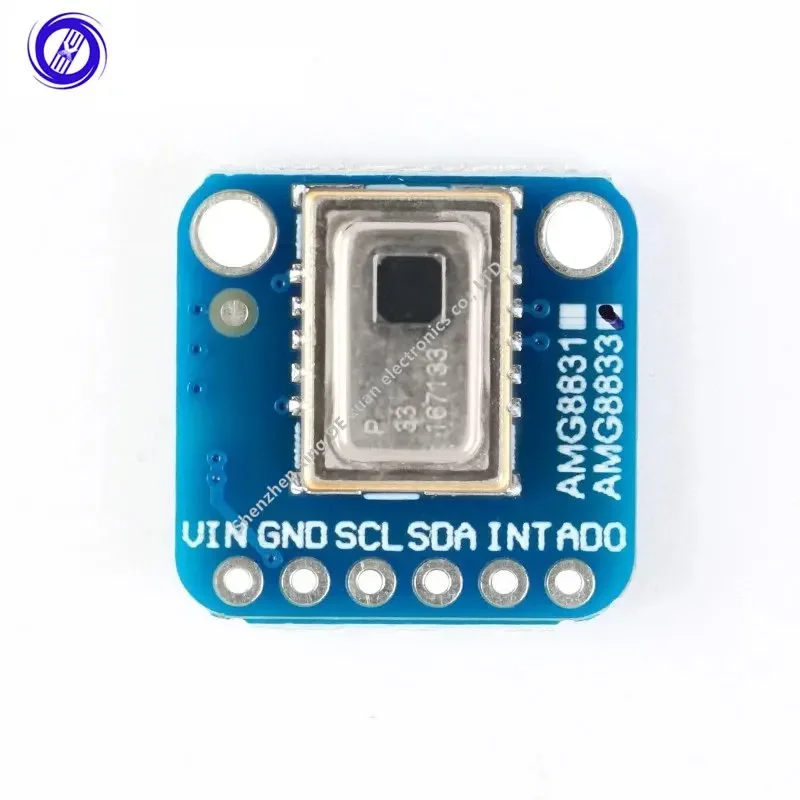 1 buah modul Sensor inframerah AMG8833 IR, modul Sensor suhu Array pencitraan termal 8x8 Sensor kamera UNTUK Arduino