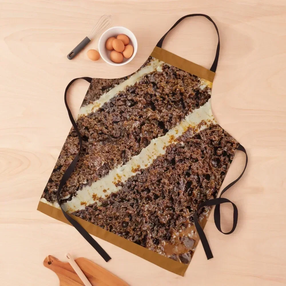 

Chocolate Layered Cake Apron Household Items Kitchen Cleaning Products For Home Art Christmas gift Apron