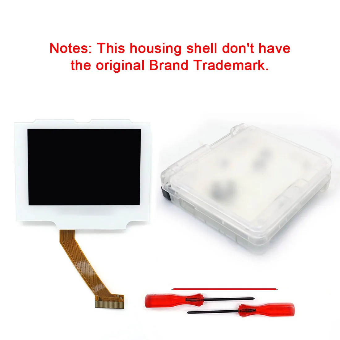 Hispeedido Pre-Laminated IPS V5 LCD-Kits für GBA SP, hochheller Bildschirm, kein Zuschnitt erforderlich, für Gameboy Advance SP.