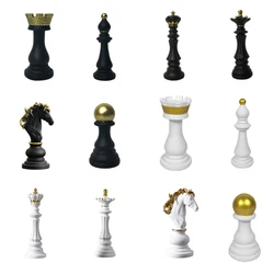 Simulation chess European and American style home window wine cabinet desktop personality creative resin small ornaments