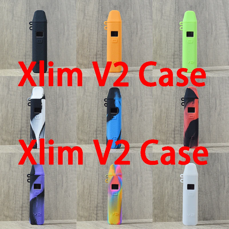 Silicone Texture Skin Case For OXVA XLIM V2 Protective Rubber Soft Cover With Lanyard