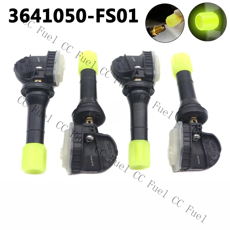C+ 3641050-FS01 For DFSK SERES FENCON 2018-25 433MHz 4PCS TPMS Tire Pressure Sensor