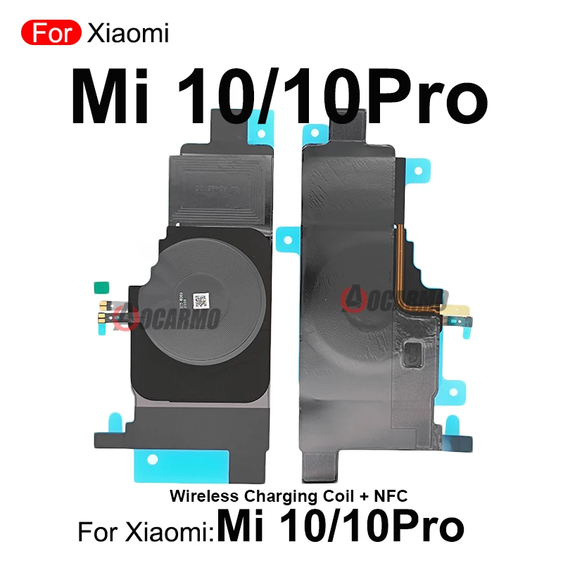 Untuk Xiaomi 10 Pro Mi 10Pro koil pengisi daya nirkabel dan suku cadang pengganti Flex modul NFC