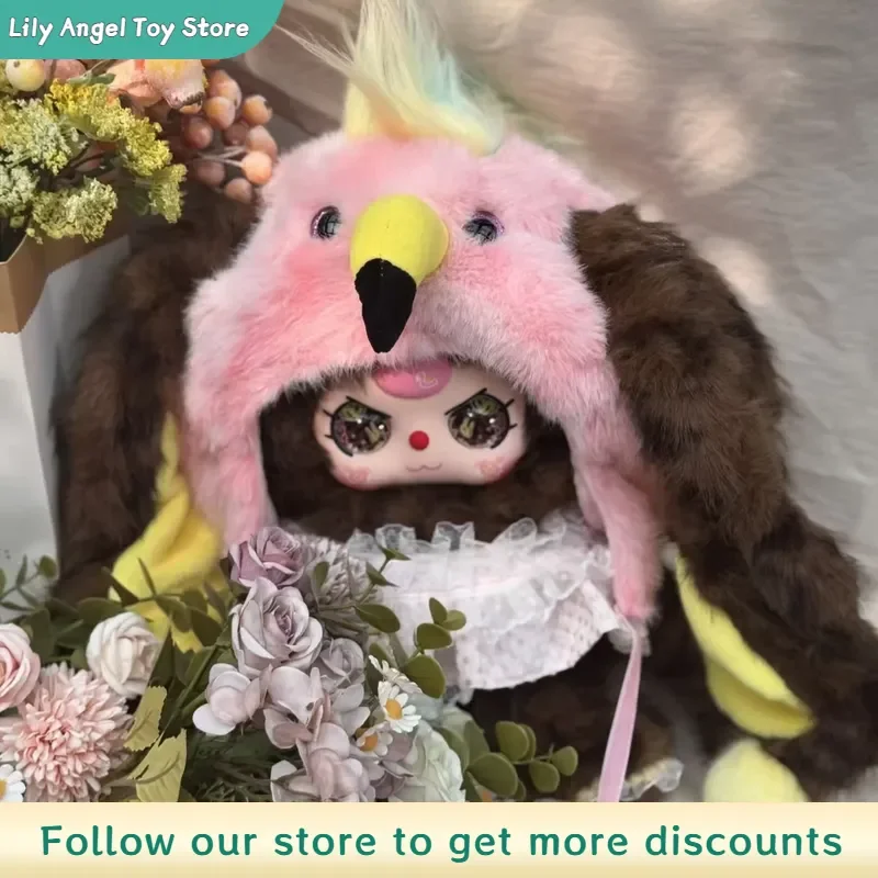 

In Stock 34cm Baby Three Mystery Box Hat Debut Rabbit 500% Series Large Plush Doll Cute Kawaii Blind Box Collectible Toy Gifts