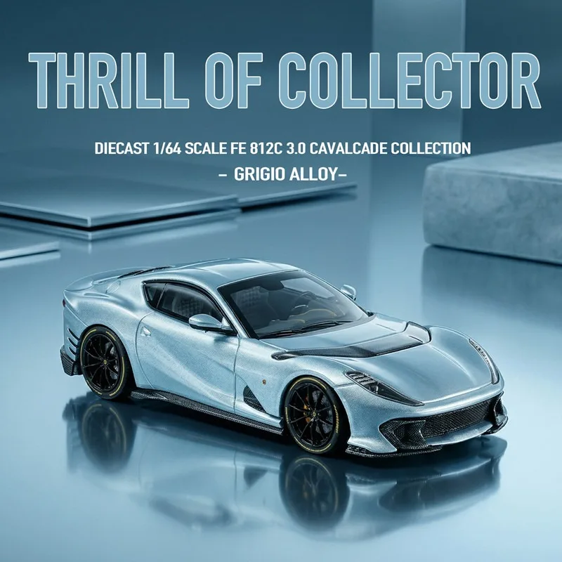 

Fuelme TOC 1:64 alloy 812 cruising series starry sky color imitation car model toy collection display item for boys as a gift