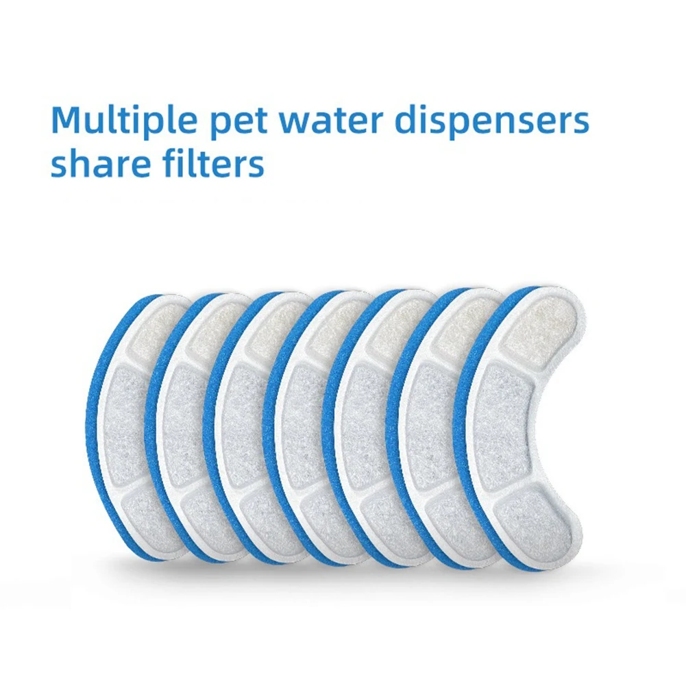Filtro de repuesto de fuente de agua para mascotas, 20 piezas para WF050/WF060, filtro de carbón activado para alimentador automático de mascotas