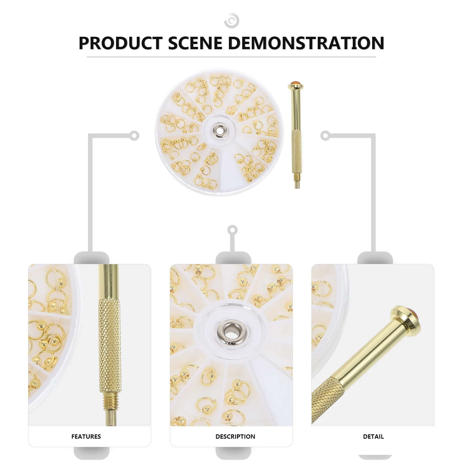 

1Set Alloy Manicure Small Ornaments Delicate Simple Structure Nail Art DIY Decorative Charms Chic Nail DIY Accessories for Salon